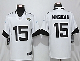 Nike Jacksonville Jaguars 15 Minshew ll White Vapor Untouchable Limited Jersey,baseball caps,new era cap wholesale,wholesale hats